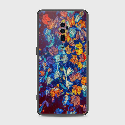 Oppo Reno 10x Zoom Cover- Floral Series 2 - HQ Premium Shine Durable Shatterproof Case - Soft Silicon Borders