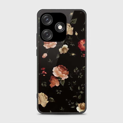 Tecno Spark 10 Cover - Floral Series 2 - HQ Premium Shine Durable Shatterproof Case