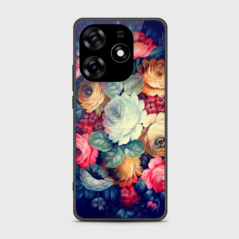 Tecno Spark 10 Pro Cover - Floral Series 2 - HQ Premium Shine Durable Shatterproof Case