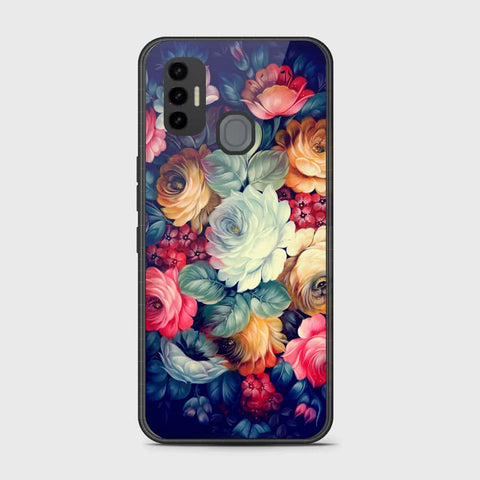 Tecno Spark 7T Cover- Floral Series 2 - HQ Premium Shine Durable Shatterproof Case