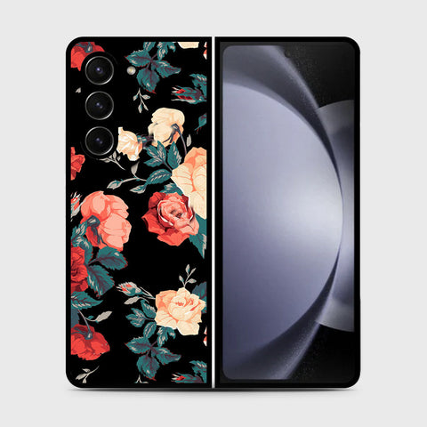 Samsung Galaxy Z Fold 5 5G  Cover- Floral Series 2 - HQ Premium Shine Durable Shatterproof Case