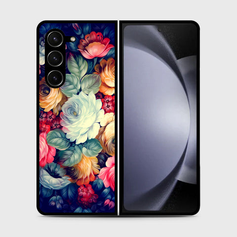 Samsung Galaxy Z Fold 5 5G  Cover- Floral Series 2 - HQ Premium Shine Durable Shatterproof Case