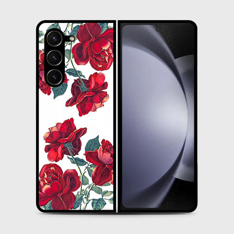 Samsung Galaxy Z Fold 5 5G  Cover- Floral Series 2 - HQ Premium Shine Durable Shatterproof Case