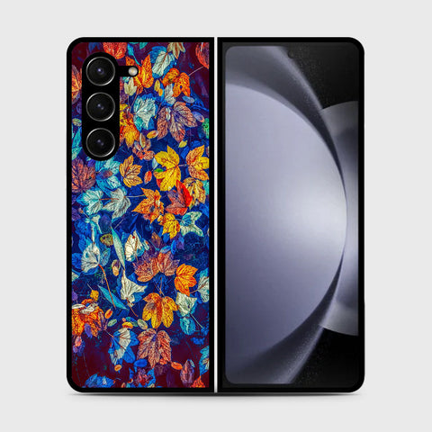 Samsung Galaxy Z Fold 5 5G  Cover- Floral Series 2 - HQ Premium Shine Durable Shatterproof Case