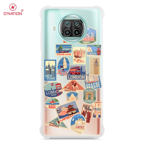 Xiaomi Mi 10T Lite Cover - Personalised Boarding Pass Ticket Series - 5 Designs - Clear Phone Case - Soft Silicon Borders