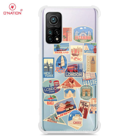 Xiaomi Mi 10T Pro Cover - Personalised Boarding Pass Ticket Series - 5 Designs - Clear Phone Case - Soft Silicon Borders