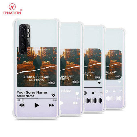 Xiaomi Mi Note 10 Lite Cover - Personalised Album Art Series - 4 Designs - Clear Phone Case - Soft Silicon Borders