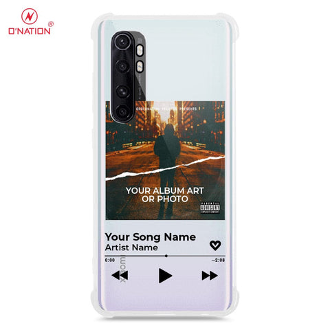 Xiaomi Mi Note 10 Lite Cover - Personalised Album Art Series - 4 Designs - Clear Phone Case - Soft Silicon Borders