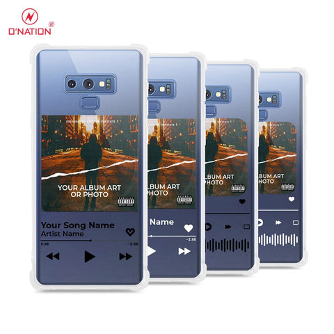 Samsung Galaxy Note 9 Cover - Personalised Album Art Series - 4 Designs - Clear Phone Case - Soft Silicon Borders