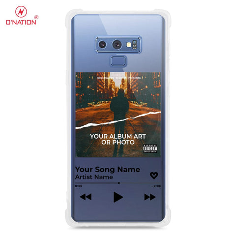 Samsung Galaxy Note 9 Cover - Personalised Album Art Series - 4 Designs - Clear Phone Case - Soft Silicon Borders