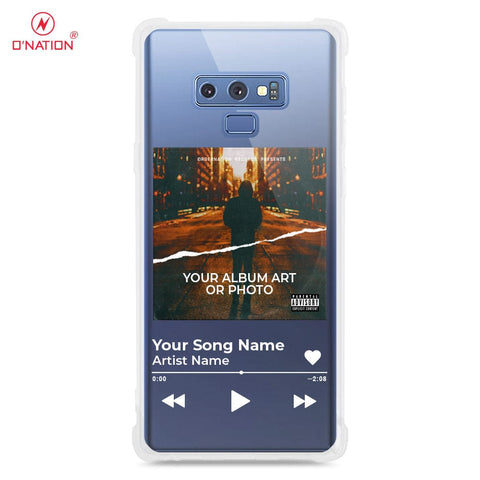 Samsung Galaxy Note 9 Cover - Personalised Album Art Series - 4 Designs - Clear Phone Case - Soft Silicon Borders