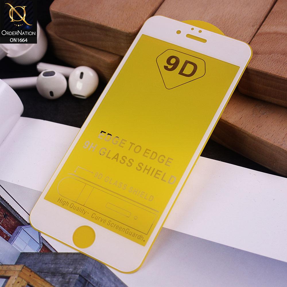 iPhone 8 Plus / 7 Plus - White - Xtreme Quality 9D Tempered Glass With 9H Hardness