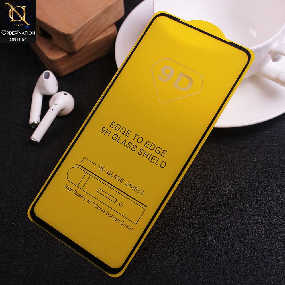 Oppo Reno 2Z Cover - Black - Xtreme Quality 9D Tempered Glass With 9H Hardness