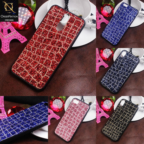 Sparkle Glitter Bling Bling Fashion Pattern Soft Case For Huawei P8 Lite 2015 - Blue