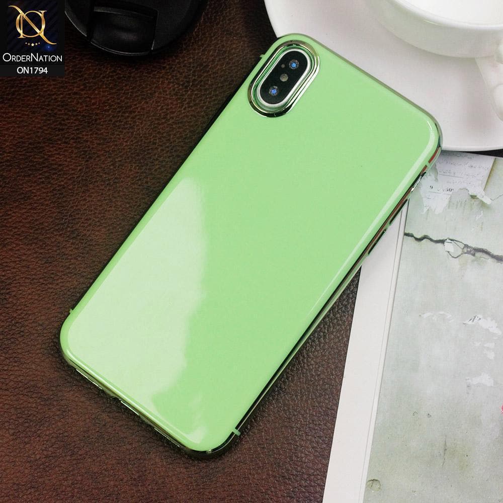 iPhone XS Max Cover - Green - Soft Colourful Candy Shine Soft Cases