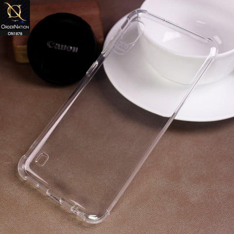 Soft 6D Turn Sound Design Shockproof Silicone Transparent Clear Case For Samsung Galaxy A10