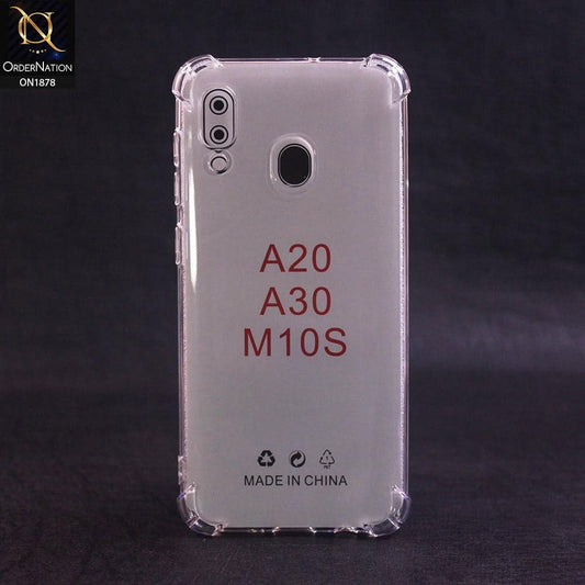 Soft 4D Design Shockproof Silicone Transparent Clear Case For Samsung Galaxy A30