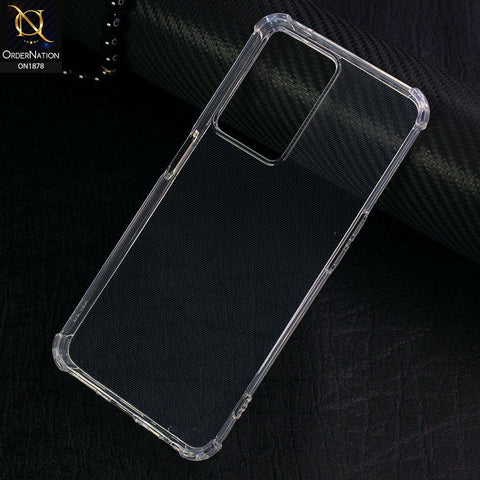 Oppo A77 5G Cover - Soft 4D Design Shockproof Silicone Transparent Clear Case