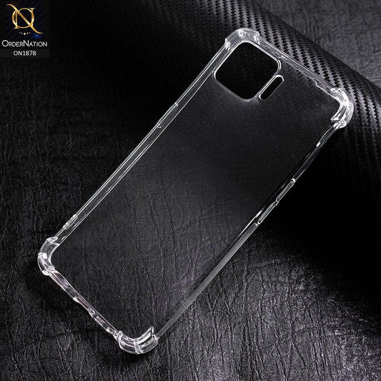 Oppo A73 Cover - Soft 4D Design Shockproof Silicone Transparent Clear Case