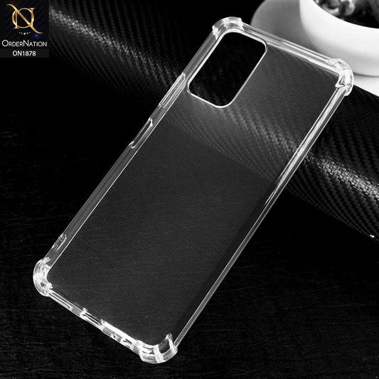 Infinix Note 8 Cover - Soft 4D Design Shockproof Silicone Transparent Clear Case