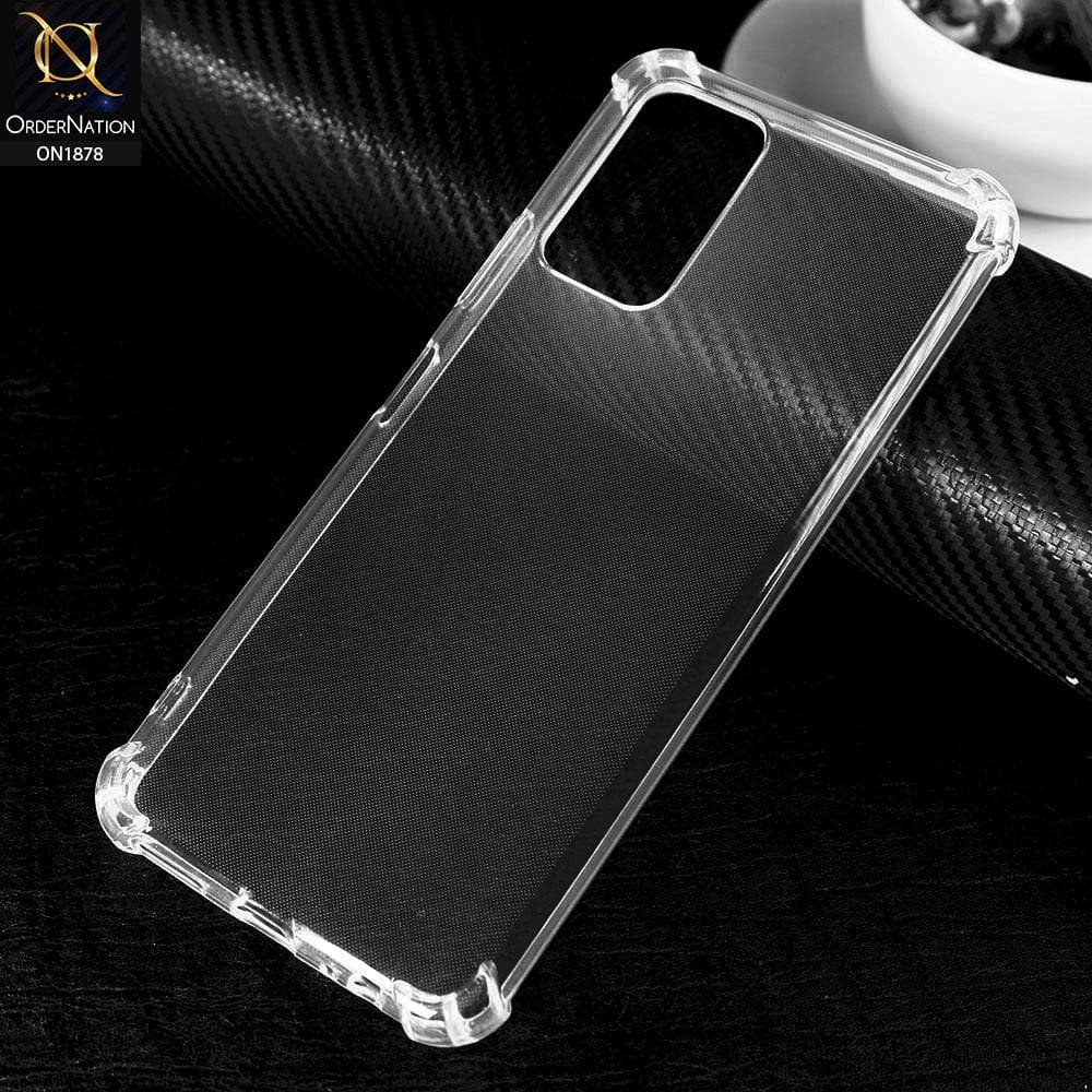 Infinix Note 8i Cover - Soft 4D Design Shockproof Silicone Transparent Clear Case