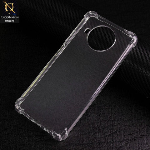 Xiaomi Mi 10T Lite Cover - Soft 4D Design Shockproof Silicone Transparent Clear Case