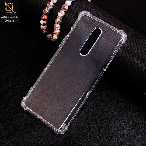 OnePlus 8 4G Cover - Soft 4D Design Shockproof Silicone Transparent Clear Case