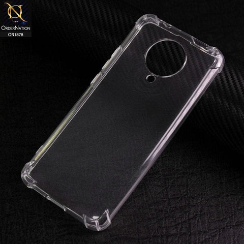 Xiaomi Redmi K30 Ultra Cover - Soft 4D Design Shockproof Silicone Transparent Clear Case