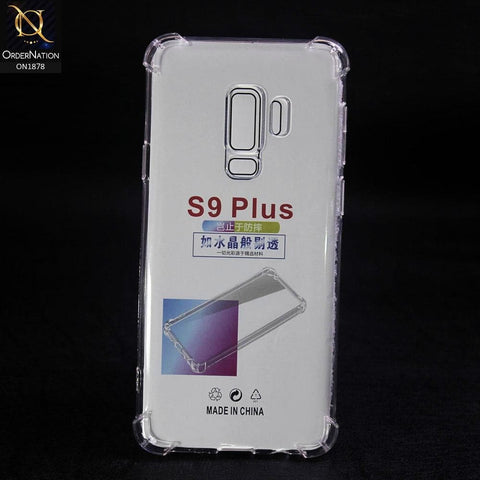 Soft 4D Design Shockproof Silicone Transparent Clear Case For Samsung Galaxy S9 Plus