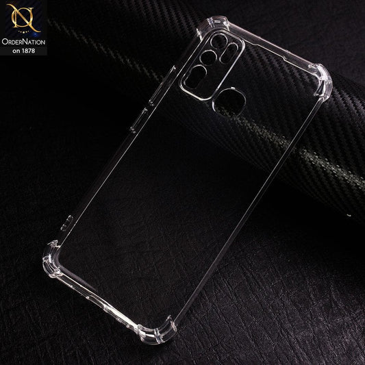 Vivo Y30 Soft 4D Design Shockproof Silicone Transparent Clear Case