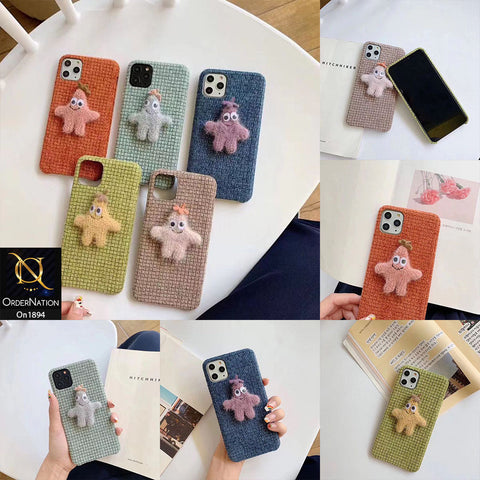 iPhone XS Max Cover - Brown - 3D Cute Starfish Pure Autumn Warm Carpet View Case