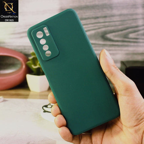 Tecno Camon 17 Pro Cover - Green - Stylish 3D Camera Soft Jell Cases