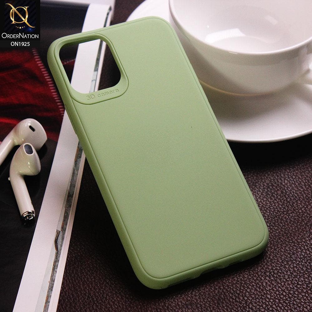 iPhone 11 Pro Cover - Green - Stylish 3D Camera Soft Jell Cases