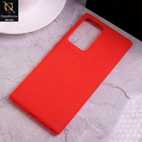 Samsung Galaxy Note 20 Ultra Cover - Red - Stylish 3D Camera Soft Jell Cases