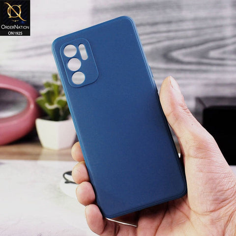 Oppo Reno 6 Cover - Blue - Stylish 3D Camera Soft Jell Cases