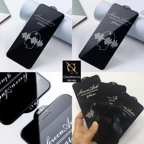 Premium Quality New Screen Glass Protector For iPhone XS / X - Black