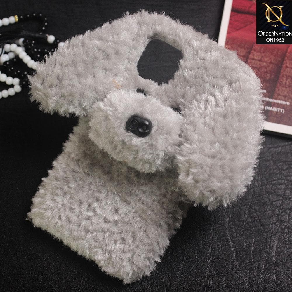 iPhone 11 Pro Cover - Gray - Luxury Plush Warm Soft Fuzzy Case