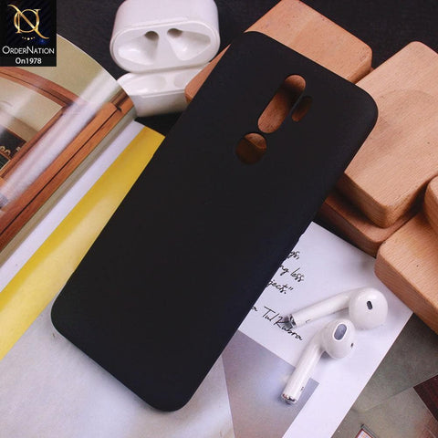 Oppo A9 2020 Cover - Black - Candy Color Soft Silicon Case