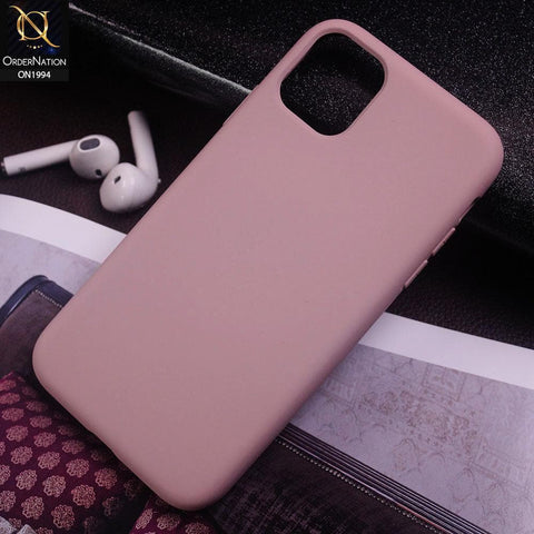 iPhone 11 Pro Cover - Pink - Matte Shockproof Sillica Gel Soft Case