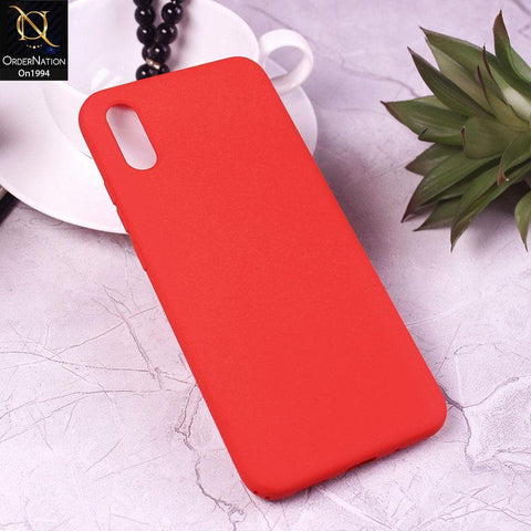 Xiaomi Redmi 9A - Red - Matte Shockproof Sillica Gel Soft Case