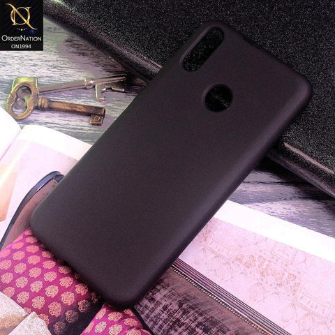 Huawei Y7 Prime 2019 / Y7 2019 / Y7 Pro 2019 Cover - Black - Matte Shockproof Sillica Gel Soft Case