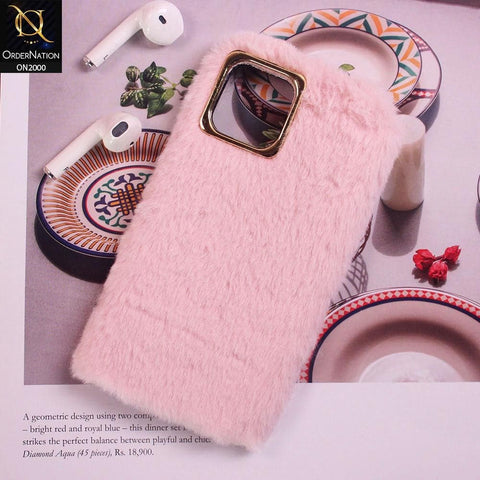 Cute Lovely Warm Shiny Soft Fur Case For iPhone 11 Pro - Pink