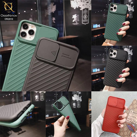 iPhone 6s Plus / 6 Plus Cover - Green - Anti-drop Lens Protection Slide Camera Protective Back Case