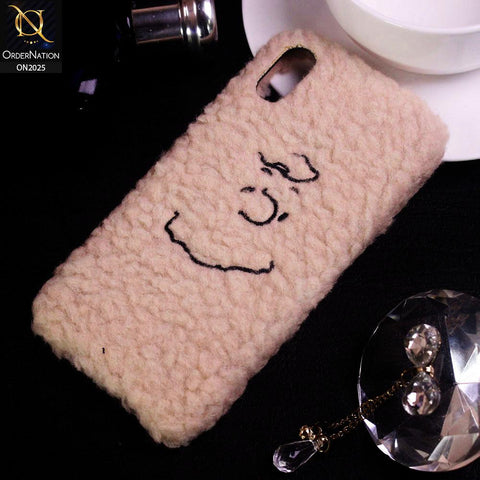 Warm Wool Lamb Plush Fur Case For iPhone XS Max - Skin