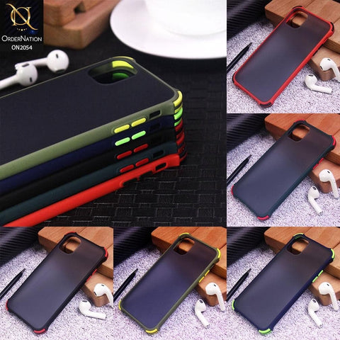 Oppo Reno 2Z Cover - Black - Translucent Matte Shockproof Case