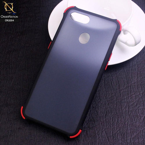 Realme 2 Pro Cover - Black - Translucent Matte Shockproof Case