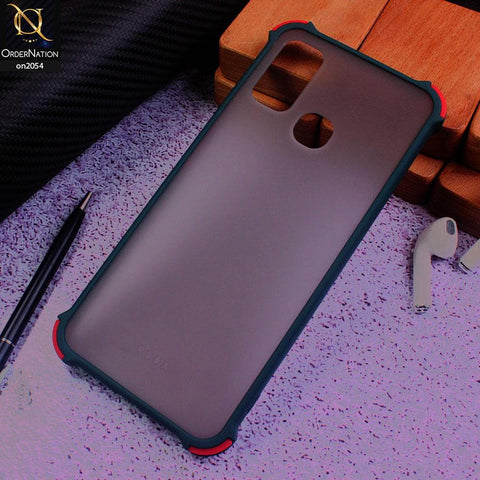 Infinix Hot 9 Play - Dark Green - Translucent Matte Shockproof Case