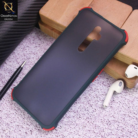 Oppo Reno 2Z Cover - Dark Green - Translucent Matte Shockproof Case