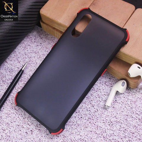 Vivo S1 Cover - Black - Translucent Matte Shockproof Case