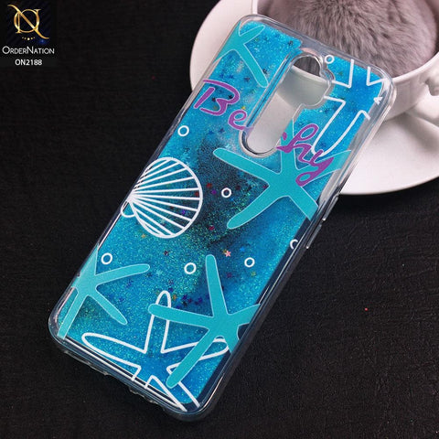 Oppo A9 2020 Cover - Design 11 - Trendy Moving Liquid Glitter Shine Soft Borders Case